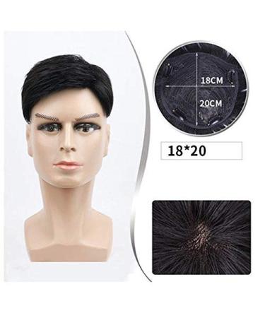 Blue Wig Toupee for Men | Human Hair V-Looped Hairpieces - Ultra Thin Skin 16x18cm & 18x20cm - Buy Online on GoSupps.com