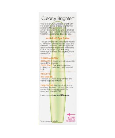 Garnier SkinActive Brightening Anti-Puff Eye Roller 0.5 oz (Pack of 3) - Buy Online on GoSupps.com