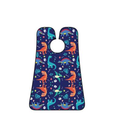 Dinosaur Leaves Beard Bib Animal Dino Beard Hair Catcher Non Stick Grooming Cloth for Shaving and Trimming Salon Cape Apron Gifts for Men