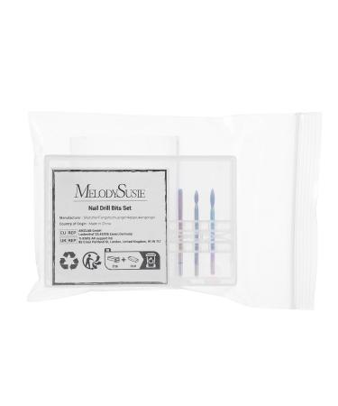 Melodysusia 10PC Diamond Bits Set | Professional Nail Miller Attachments for Manicure & Pedicure | Colorful Grinding Heads for Nail Care - Buy Online on GoSupps.com