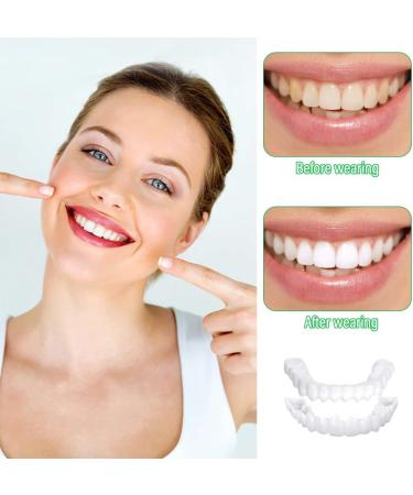 Shop Hojalis 3 Pairs of Cosmetic Veneer Teeth | Provisional Dentures for Men & Women | Durable Fake Teeth for Perfect Smile - Buy Online on GoSupps.com