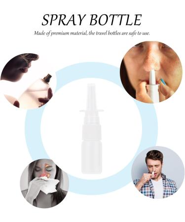 Healeved 10ML Nasals Spray Bottle - Set of 20 Refillable Mist Sprayers Versatile Travel Spray Bottle With Cover for Water Oils Skin Care Fine Mist Sprayers - Small Spray Bottle - Buy Online on GoSupps.com
