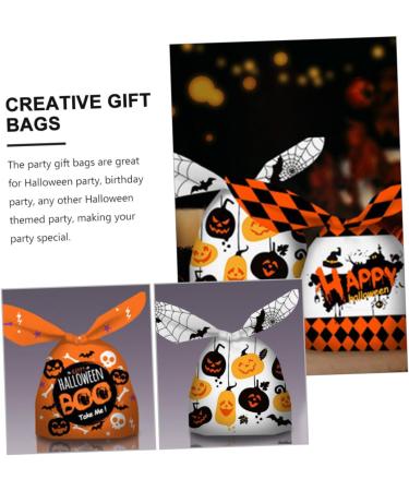 Alipis 320 Pcs Bunny Ears Candy Bag Pumpkin Treat Bags Halloween Candy Bags Sugar Bag Checkered Eva - Buy Online on GoSupps.com