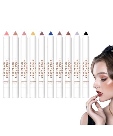 Eye Brightener Stick Waterproof Eyeshadow Pencil with - Matte Eye Brightener Stick Cream Eye Shadow Pencil Crayon for Shimmer Shzons