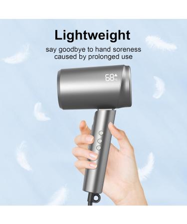 1400W Foldable Ionic Blow Dryer for Curly Hair - Quick Dry & Negative Ion Technology | Shop Internationally - Buy Online on GoSupps.com
