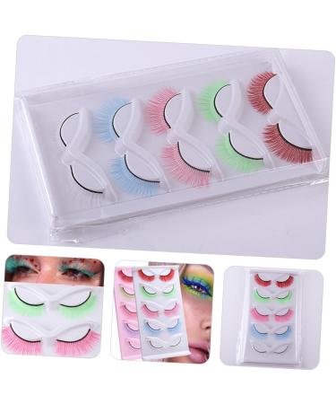 MERRYHAPY 2 Boxes Colored False Eyelashes Faux Lashes Faux Eyelashes False Lashes Eyeshine Lashes Fake Eyelashes Individual Colorful d Curl Strip Lashes Fake Lashes Individual Mix Set - Buy Online on GoSupps.com