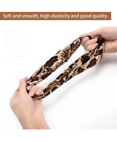 6 PCS Cheetah Print Hair Scrunchies for Women - Animal Print Velvet Leopard Bow Hair Ties - Large Clips for Thick Hair - 3 Styles - Buy Online on GoSupps.com