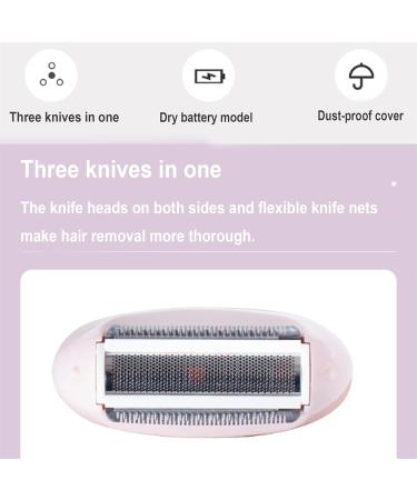 Multifunctional Mini Lady Shaver 2.0 - Wet & Dry Electric Shaver for Gentle Hair Removal | Safe for Intimate Areas & Body Hair | 2-Piece Set - Buy Online on GoSupps.com