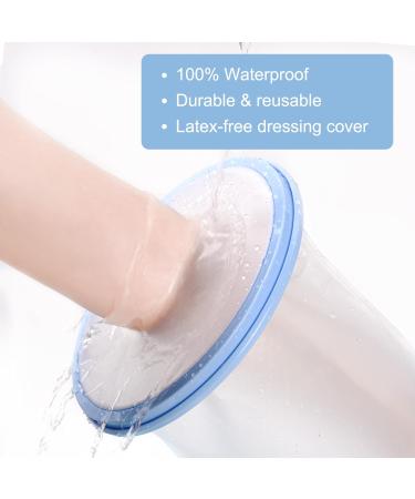 Apasiri Cast Cover Lower Leg - Reusable Waterproof Protector for Adult Leg, Ankle, Foot, Toe - Keep Cast Dry in Shower - 100% Watertight Seal - Buy Online on GoSupps.com