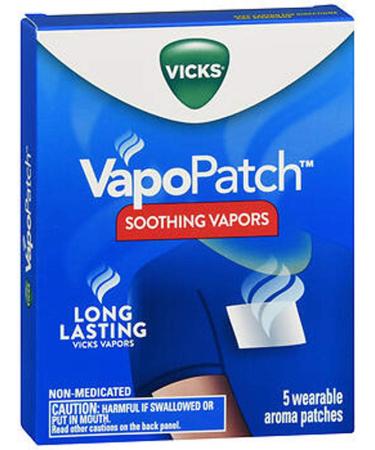 Vicks Vapopatch Adult Wearable Aroma Patch 5 Count