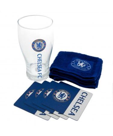 Chelsea FC Official Football Gift Mini Bar Set - a great Christmas/Birthday gift idea for men and boys