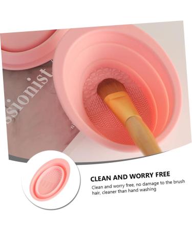 DOITOOL Cleanser of Makeup Brush Creative Makeup Brush Cleaning Make up Kit Cleaning Tools Beauty Tools Paint Brush Cleaner Cosmetics Brush Cleaner Silica Gel Washer Portable - Buy Online on GoSupps.com