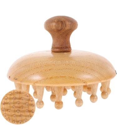 Beaupretty Wooden Massage Comb - Beech Hair Brush for Scalp & Curly Hair Care - Promotes Circulation & Shampoo Application - Buy Online on GoSupps.com