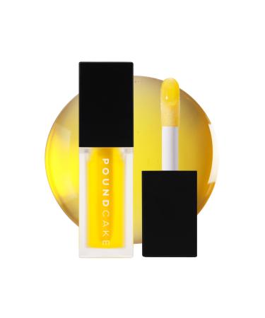 POUND CAKE Cake Theory: Lip Tone Equalizing Oil | For Enhanced Lip Color | Hydrating and High-Shine Blurring Lip Oil with Yellow Tint | Clean Vegan and Moisturizing Formula 0.23 oz Melted Butter