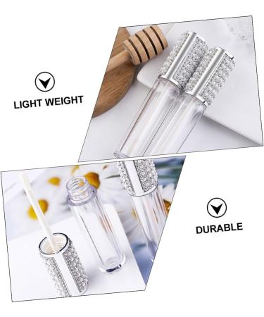 DECHOUS 10 pi ces Tubes Vides pour Brillant L vres Rechargeables Rond DIY Fiole L vres Teint Compact L ger pour Maquillage Femme - Buy Online on GoSupps.com