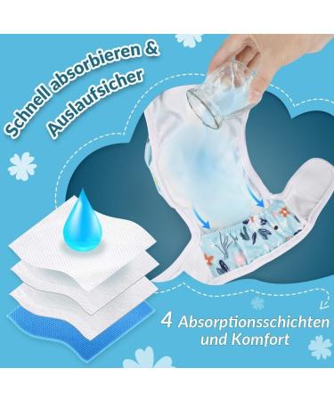 Slowton Washable Dog Diapers for Bitches - 3 Pack Soft & Eco-Friendly Heat Pants with Adjustable Buttons for Incontinence & Heat - Buy Online on GoSupps.com