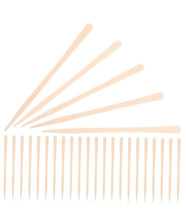 Mikinona 100th Waxes Waxing Waxing Sticks Wooden sticks Women's hair Wax bars Nasal growth of irregular applicator for body wax wax strips