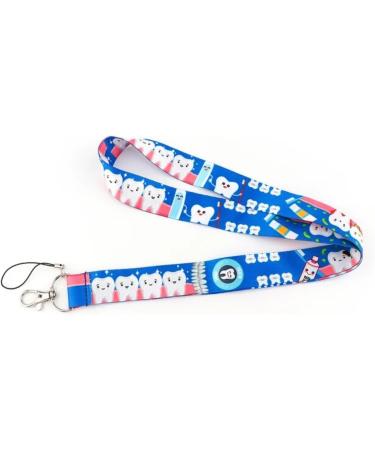 Buy Pinstant Dentist Dental Care Set: Toothbrush Floss Mouthwash Toothpaste Lanyard Keychain - International Shipping Available - Buy Online on GoSupps.com