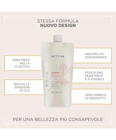  Kemon Actyva - P Factor Scalp Regenerating and soothing hair treatment with almond oil and aloe vera - 1000 ml - Buy Online on GoSupps.com