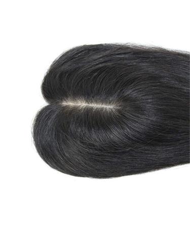 Yanamy 3.5x5.5 Silk Base Hairpiece for Thinning Hair - 12 Natural Black - Premium Quality Hair Replacement Solutions - Buy Online on GoSupps.com