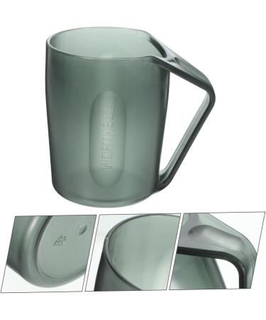 Zerodeko Toothpaste Organizer Set - Toothbrush Holder Travel Mug & Tube - Grey 8.2x10.5cm - International Shipping Available - Buy Online on GoSupps.com
