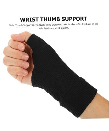 Buy Sports Wrist Support Hand Brace - Multi-function Thumb Splint for Basketball & More | 1 Pair Black - Buy Online on GoSupps.com