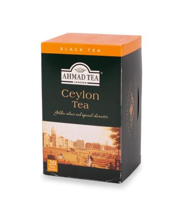 Ahmad Tea Ceylon Black Tea - 20 Aroma-Sealed Teabags | Premium International Shipping - Buy Online on GoSupps.com