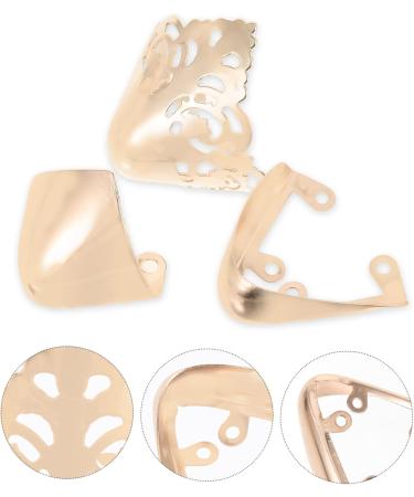 2 Pairs High Heel Toe Protection Kit - Shoe Guards & Boot Protectors for Ultimate Foot Comfort | Golden 4x3.5cm - Buy Online on GoSupps.com