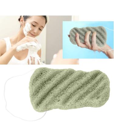 Konjac sponge 100% sponge body long wave large konjac face wash sponge facial cleansing natural active sensitive skin for ladies and men(04#) - Buy Online on GoSupps.com