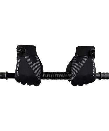 YHT Full Palm Protection Workout Gloves - Extra Grip for Weightlifting, Training, Fitness - Men & Women - Black Large - Buy Online on GoSupps.com