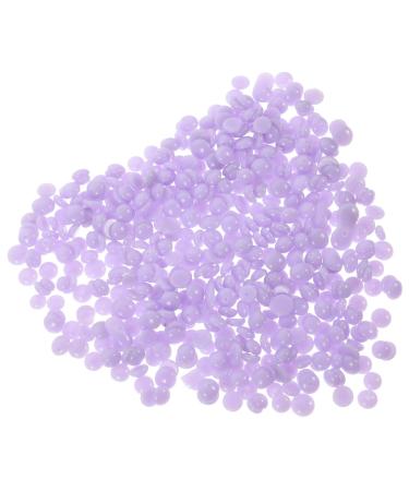 Minkissy 3 packs of wax beans for hair removal hard wax For hair removal hard wax pearl hard wax pearls for hair removal hard wax devoted face wax violet beeswax 1 piece (1 Pack) purple