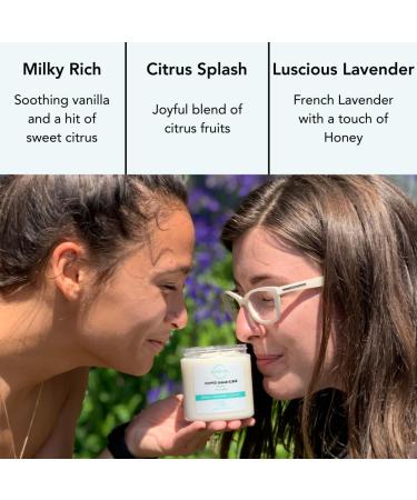 Whipped Sugar Body Scrub with Vitamin C Citrus Splash - Gentle Exfoliator for Sensitive Skin Hydrating Foot & Hand Scrub for Men & Women Made in USA 8.9 Ounce - Buy Online on GoSupps.com
