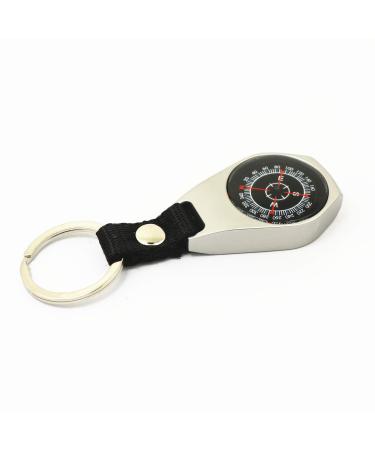 Compass Keychain Survival Compass,Key Ring Compass for Kids,Portable Mini Compass,Metal Carabiner Compass,Mini Metal Compass for Outdoor Comping Travling Mountaineering Hiking