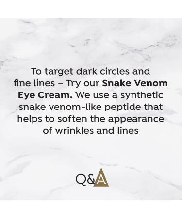 Snake Venom Eye Cream (15ml) with SYN-AKE & Marine Collagen - Hydrates, Smooths, and Reduces Under Eye Bags - Buy Online on GoSupps.com