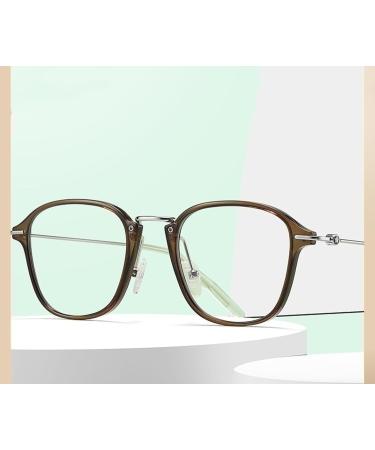 Metal Temples TR90 Blue Light Blocking Glasses for Men & Women - UV Protection Computer & Reading Glasses - 51mm Tea Frame - Buy Online on GoSupps.com