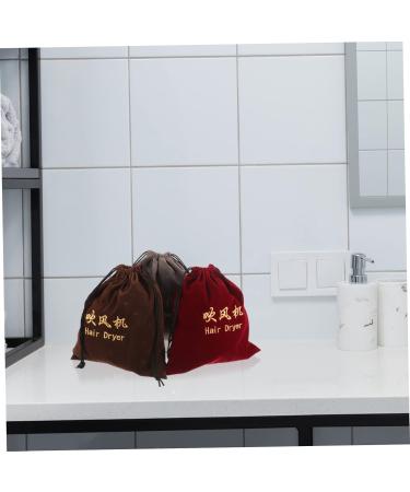 AUTSUPPL 3 Pcs Hair Dryer Storage Bag Hair Blow Dryer Bag Portable Hair Dryer Bags Travel Hairdryer Fabric - Buy Online on GoSupps.com