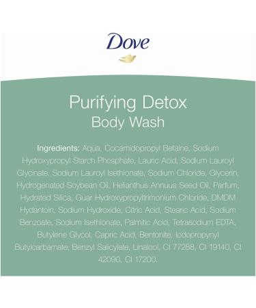  Dove Unilever Dove Purifying Detoxifying Shower Gel 0% Green Clay Sulphate 450ml (Pack of 6) - Buy Online on GoSupps.com