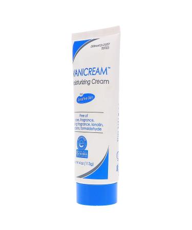 Vanicream Sensitive Skin Moisturizing Cream 4oz - Gentle Hypoallergenic Formula - Buy Online on GoSupps.com