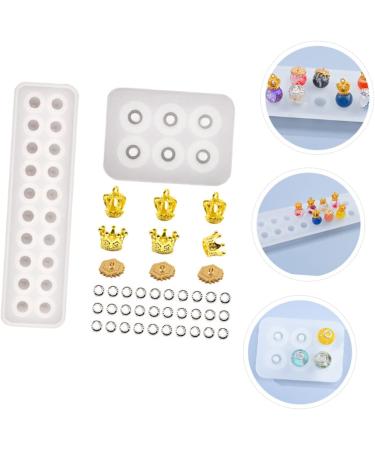 LALAFINA 3 Pcs Pendant Silicone Mold Silicone Molds Beads Pendant Crystal Epoxy Mold Silicone Die Mould Cover As Shown 23X6.2CM - Buy Online on GoSupps.com