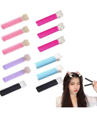 12PCS Volumizing Hair Clips Root Clips for Hair Volume Velcro Hair Clips Fluffy Hair Volumizer Clips Clips Barrettes Styling DIY Instant Hair Volumizing Clips for Women