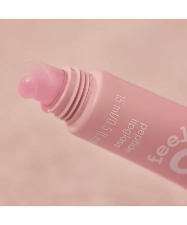 cosnova essence feelin comfy peptide lip gloss nourishing natural 15ml - Buy Online on GoSupps.com
