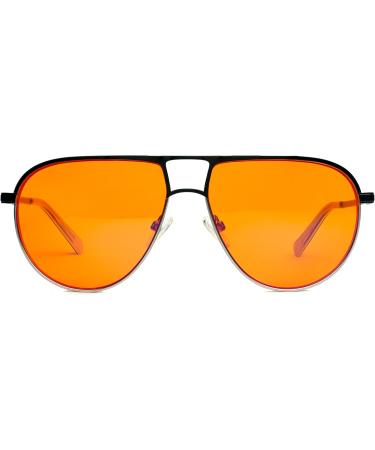 THL SLEEP Aviator Blue Light Blocking Glasses | Gaming & Computer Eyewear for Men & Women | 97% Blue Light Protection for Eye Strain & Migraine Relief - Buy Online on GoSupps.com