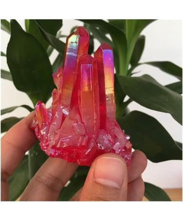 Natural Red Quartz Cluster Crystal Gem StoneMinerals Specimen Reiki Stone Crystal Reiki - Buy Online on GoSupps.com