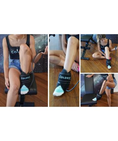 The Coldest Ankle Ice Pack - Compression Support for Achilles Tendon & Plantar Fasciitis - Buy Online on GoSupps.com
