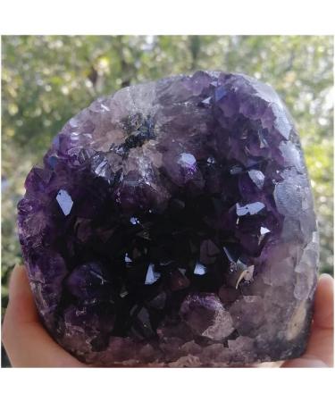 1.2kg Natural Amethyst Geode Amethyst Cluster Deep Purple Quartz Crystal Jewelry Stones - Buy Online on GoSupps.com