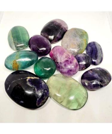 Natural Fluorite Crystal Stones Mini Rock Specimen Chip Gemstone Feng Shui Home Decoration Crafts - (Color: 100Gram) Home Goods