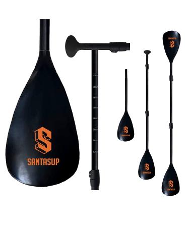 1x 4 Section Sup Paddles, Stand up Paddle Oars for Stand Up Paddle Board and Kayak, Adjustable Lightweight Paddle
