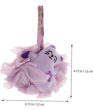 Buy Healeved 2pcs Cartoon Bath Ball Scrubber - Kids Loofah Body Wash Sponge for Fun & Clean Bathing - Buy Online on GoSupps.com