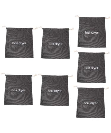 FOMIYES 7 Pcs Hair Dryer Storage Bag Travel Backpacks Hair Dryer Bags for Clothes Storage Bag Pouch Canvas