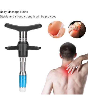 Portable Chiropractic Adjustment Tool - 10 Steps Scoliosis Adjuster & Spine Massage Device for Muscle Relaxation (Blue) - International Shipping Available - Buy Online on GoSupps.com